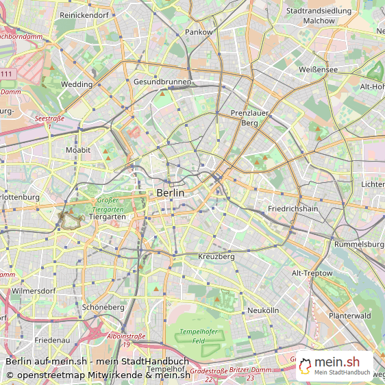 Berlin Metropole Karte