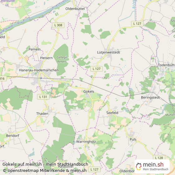 Gokels Landkreis Rendsburg-Eckernförde Landkarte © Openstreetmap Contributors Gokels Dorf Karte