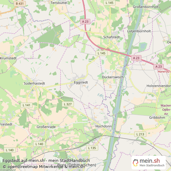 Eggstedt Landkreis Dithmarschen Landkarte © Openstreetmap Contributors Eggstedt Dorf Karte