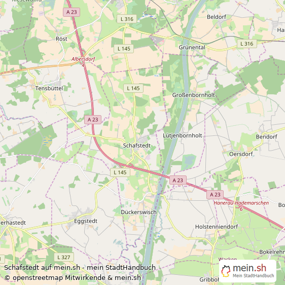 Schafstedt Landkreis Dithmarschen Landkarte © Openstreetmap Contributors Schafstedt Großes Dorf Karte