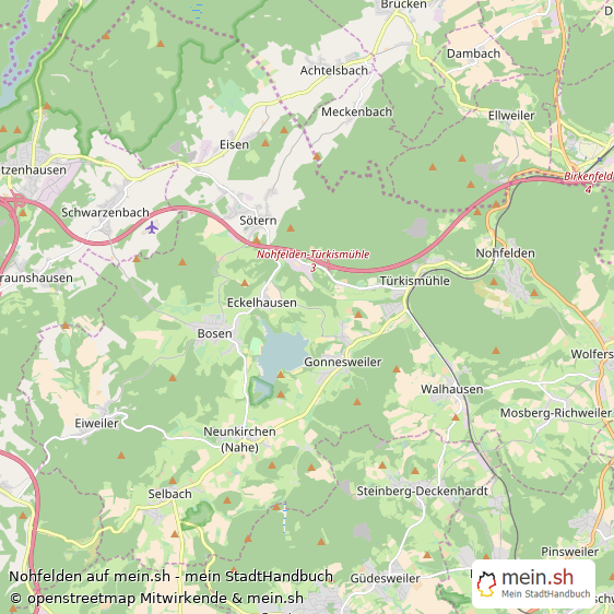 Nohfelden Große Landstadt Karte