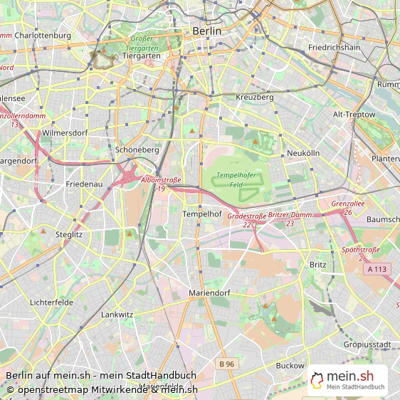 Berlin Metropole Karte