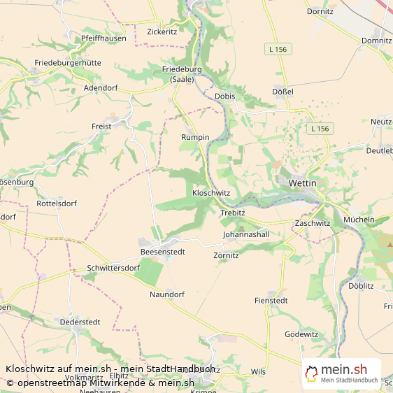 Kloschwitz Saalkreis Landkarte © Openstreetmap Contributors Kloschwitz Karte