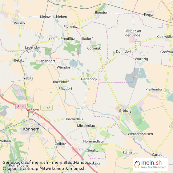 Gerlebogk Landkreis Bernburg Landkarte © Openstreetmap Contributors Gerlebogk Karte