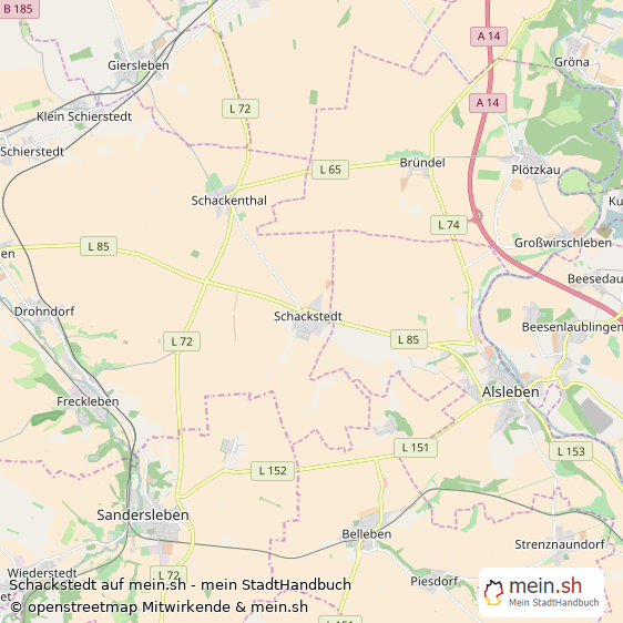 Schackstedt Landkreis Bernburg Landkarte © Openstreetmap Contributors Schackstedt Karte