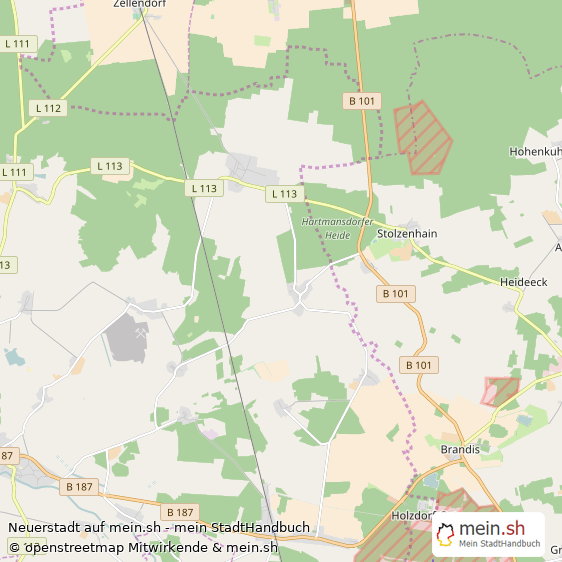 Neuerstadt Landkreis Wittenberg Landkarte © Openstreetmap Contributors Neuerstadt Karte
