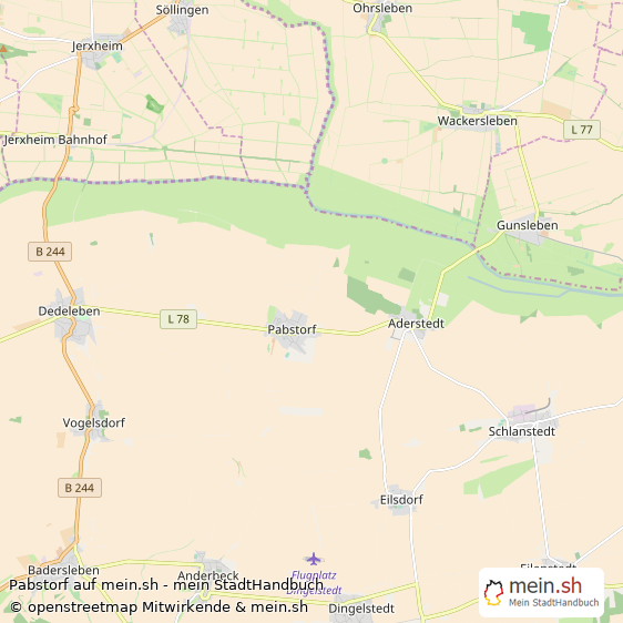 Pabstorf Landkreis Halberstadt Landkarte © Openstreetmap Contributors Pabstorf Karte
