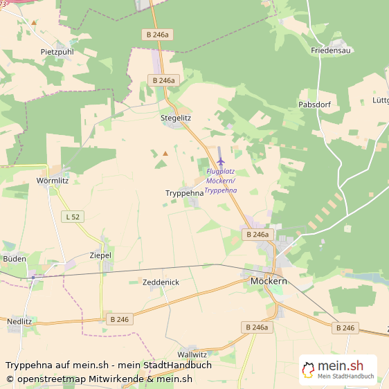 Tryppehna Landkreis Jerichower Land Landkarte © Openstreetmap Contributors Tryppehna Karte