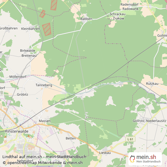 Lindthal Landkreis Elbe-Elster Landkarte © Openstreetmap Contributors Lindthal Karte