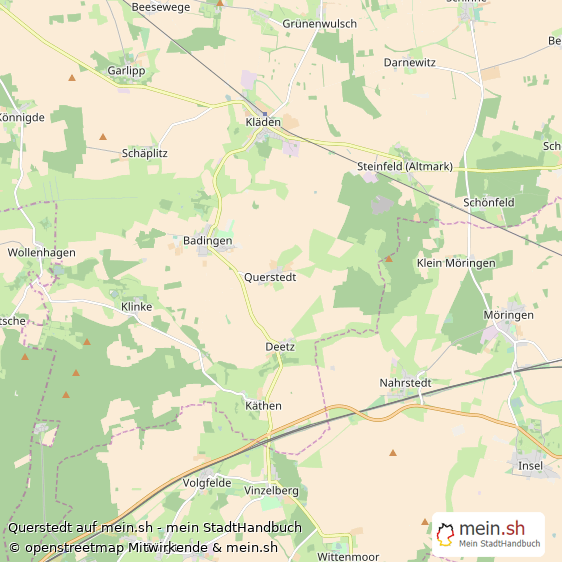 Querstedt Landkreis Stendal Landkarte © Openstreetmap Contributors Querstedt Karte