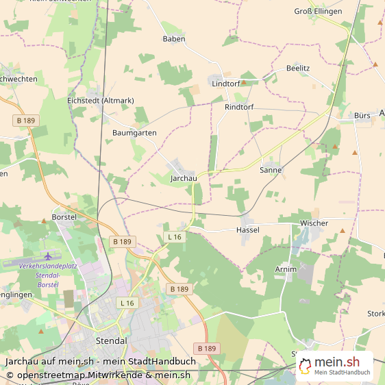 Jarchau Landkreis Stendal Landkarte © Openstreetmap Contributors Jarchau Karte
