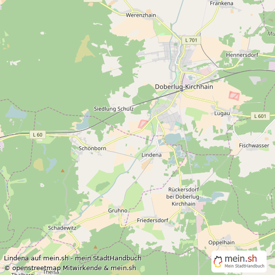 Lindena Landkreis Elbe-Elster Landkarte © Openstreetmap Contributors Lindena Karte