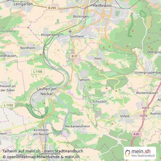 Talheim Landstadt Karte