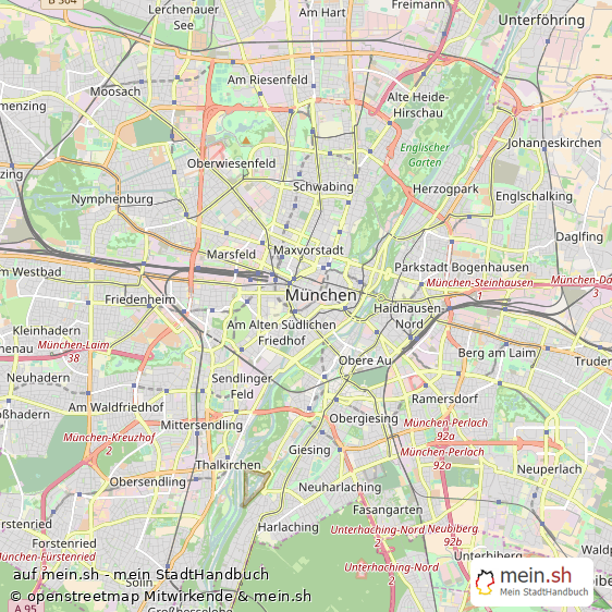 M?nchen Metropole Karte