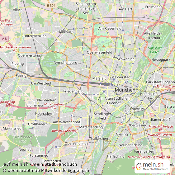 M?nchen Metropole Karte