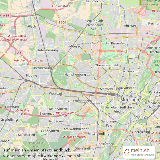 M?nchen Metropole Karte