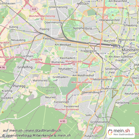 M?nchen Metropole Karte