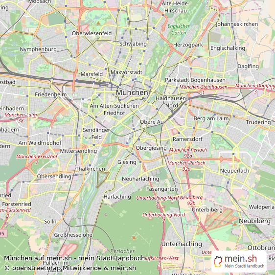 München Kreisfreie Stadt München Landkarte © Openstreetmap Contributors München Metropole Karte
