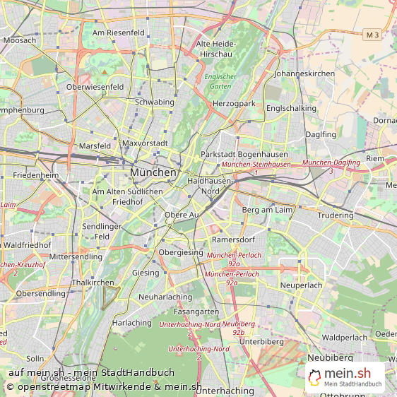 M?nchen Metropole Karte