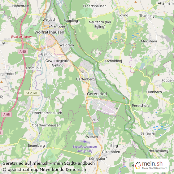 Geretsried Kleine Mittelstadt Karte