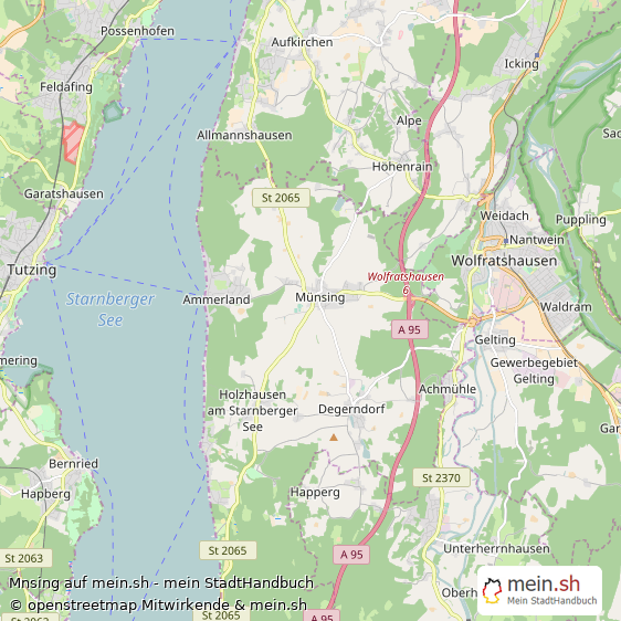Mnsing Landstadt Karte