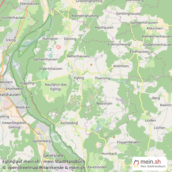 Egling Groe Landstadt Karte
