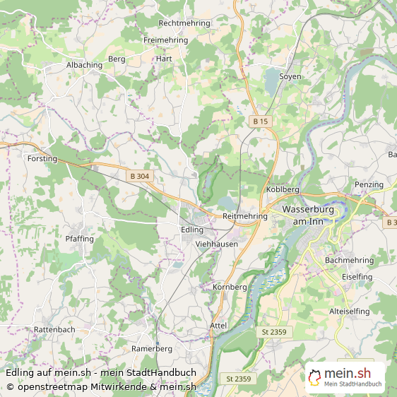 Edling Landstadt Karte