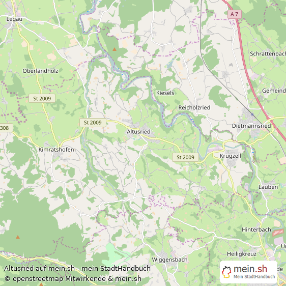 Altusried Groe Landstadt Karte