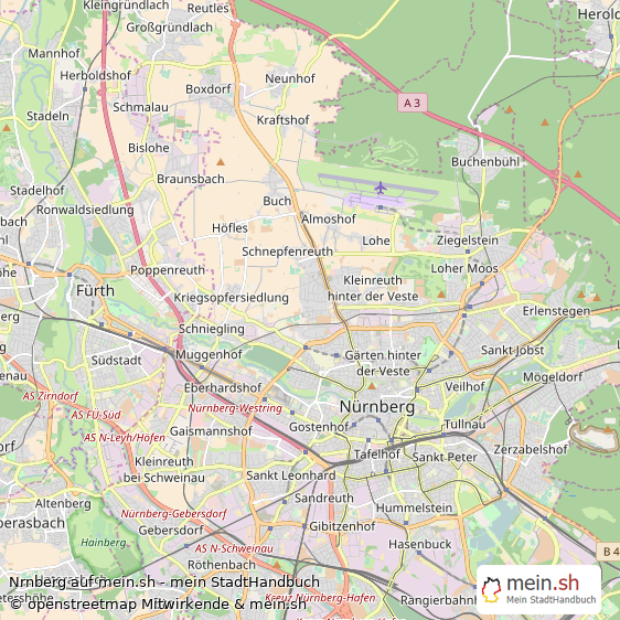 Nrnberg Grostadt Karte
