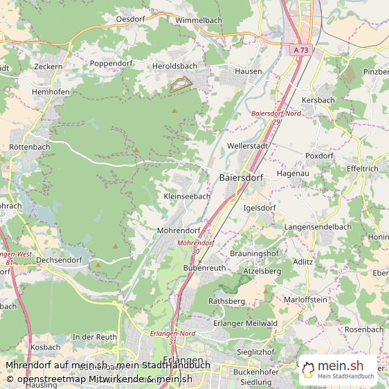 Mhrendorf Landstadt Karte