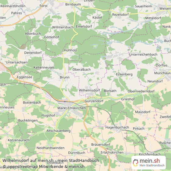 Wilhelmsdorf Landstadt Karte