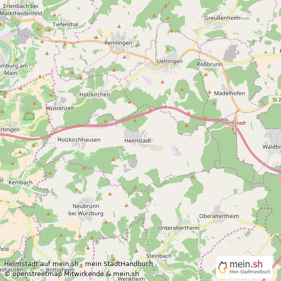 Helmstadt Landstadt Karte