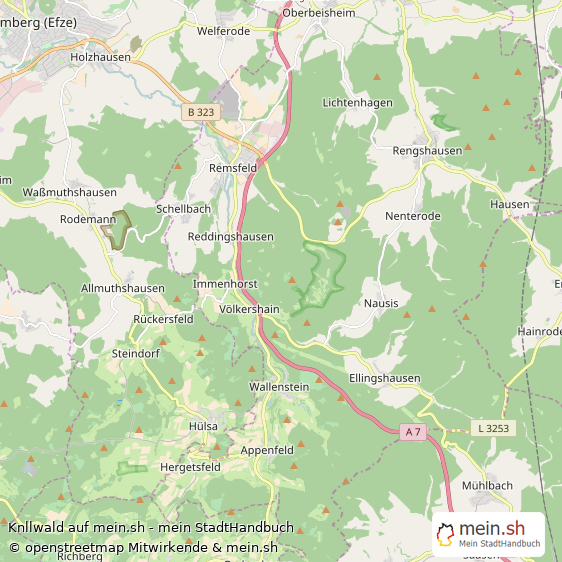 Knllwald Landstadt Karte