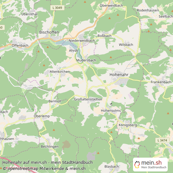 Hohenahr Landstadt Karte