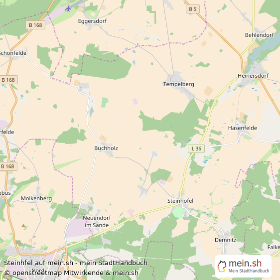 Steinhfel Landstadt Karte