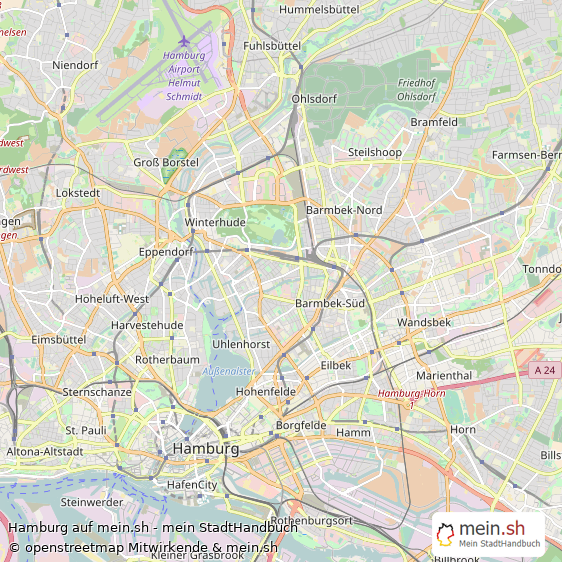 Hamburg Metropole Karte