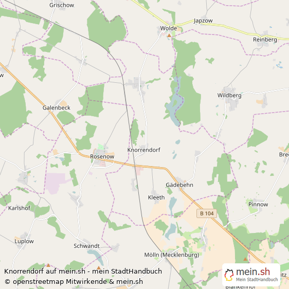 Knorrendorf Landkreis Demmin Landkarte © Openstreetmap Contributors Knorrendorf Dorf Karte