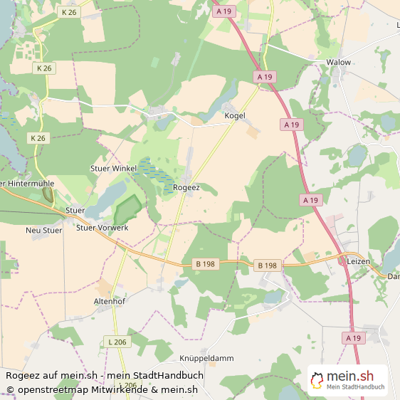 Rogeez Landkreis Müritz Landkarte © Openstreetmap Contributors Rogeez Karte
