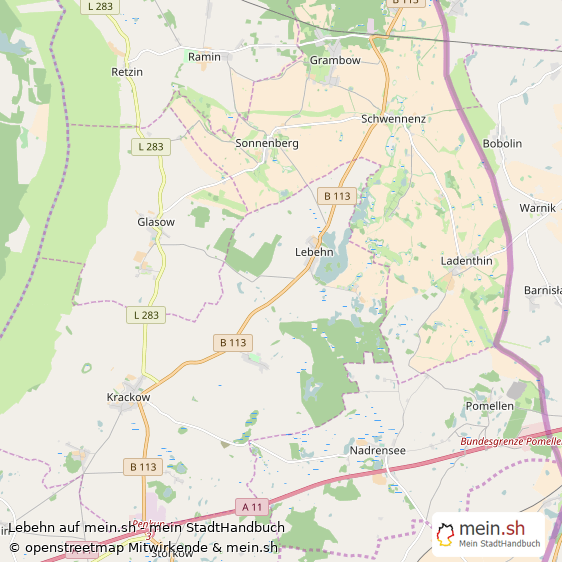 ᐅ Lebehn 17322 › Uecker-Randow › Mecklenburg-Vorpommern 2023