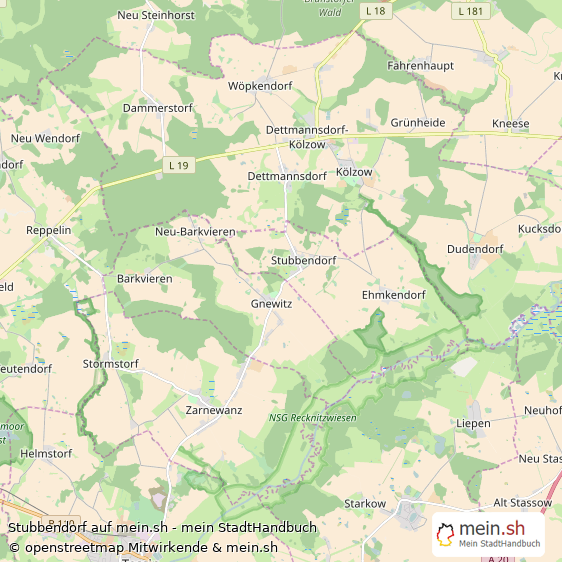 Stubbendorf Landkreis Bad Doberan Landkarte © Openstreetmap Contributors Stubbendorf Kleines Dorf Karte
