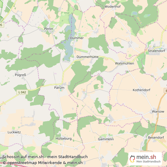 Schossin Landkreis Ludwigslust Landkarte © Openstreetmap Contributors Schossin Kleines Dorf Karte