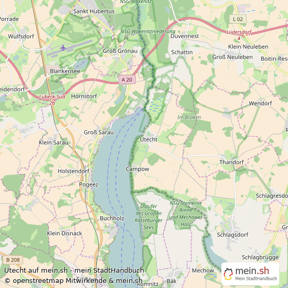 Utecht Landkreis Nordwestmecklenburg Landkarte © Openstreetmap Contributors Utecht Kleines Dorf Karte