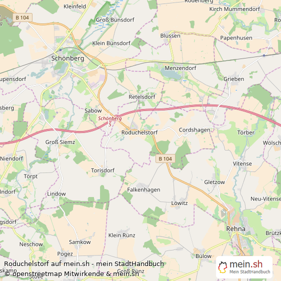 Roduchelstorf Landkreis Nordwestmecklenburg Landkarte © Openstreetmap Contributors Roduchelstorf Kleines Dorf Karte
