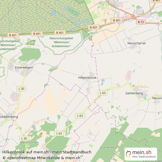 Hilkenbrook Landkreis Emsland Landkarte © Openstreetmap Contributors Hilkenbrook Dorf Karte