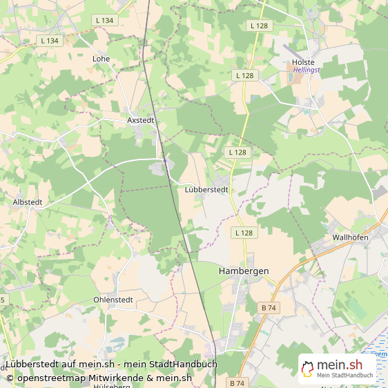 Lübberstedt Landkreis Osterholz Landkarte © Openstreetmap Contributors Lübberstedt Dorf Karte