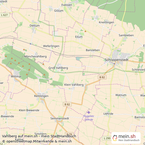 Vahlberg Landkreis Wolfenbüttel Landkarte © Openstreetmap Contributors Vahlberg Dorf Karte