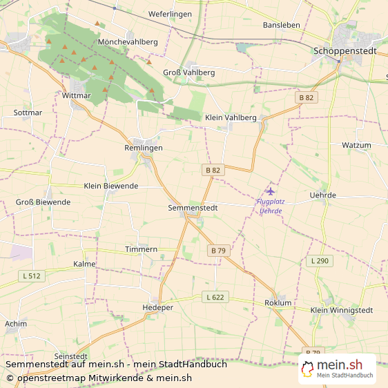 Semmenstedt Landkreis Wolfenbüttel Landkarte © Openstreetmap Contributors Semmenstedt Dorf Karte