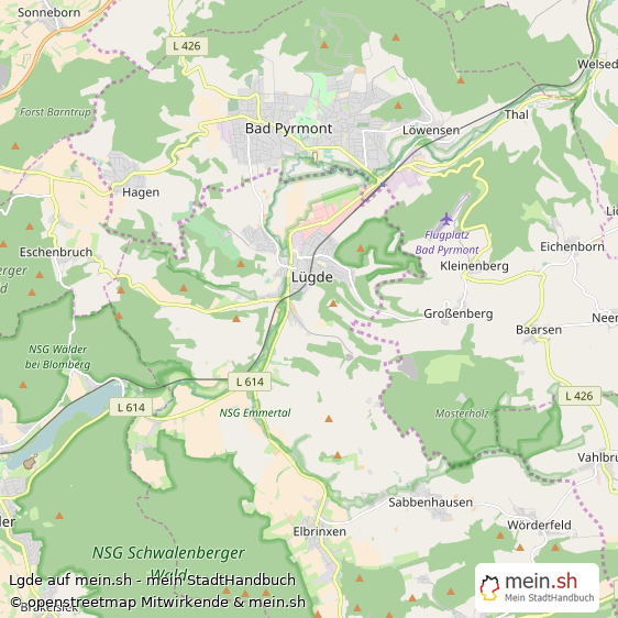 Lgde Kleinstadt Karte