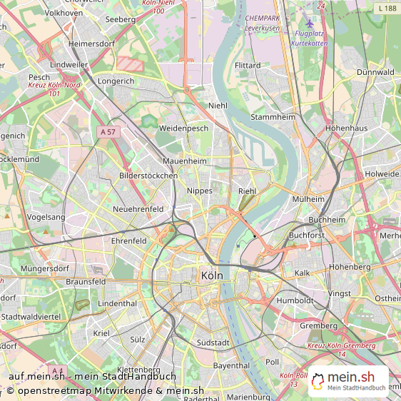 K?ln Kreisfreie Stadt K?ln Landkarte © Openstreetmap Contributors K?ln Metropole Karte