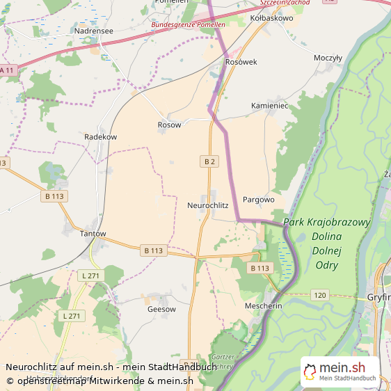 Neurochlitz Landkreis Uckermark Landkarte © Openstreetmap Contributors Neurochlitz Karte